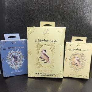 Kitsch Harry Potter Hufflepuff and Ravenclaw Hair Set